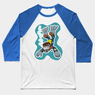 Little Diver Baseball T-Shirt